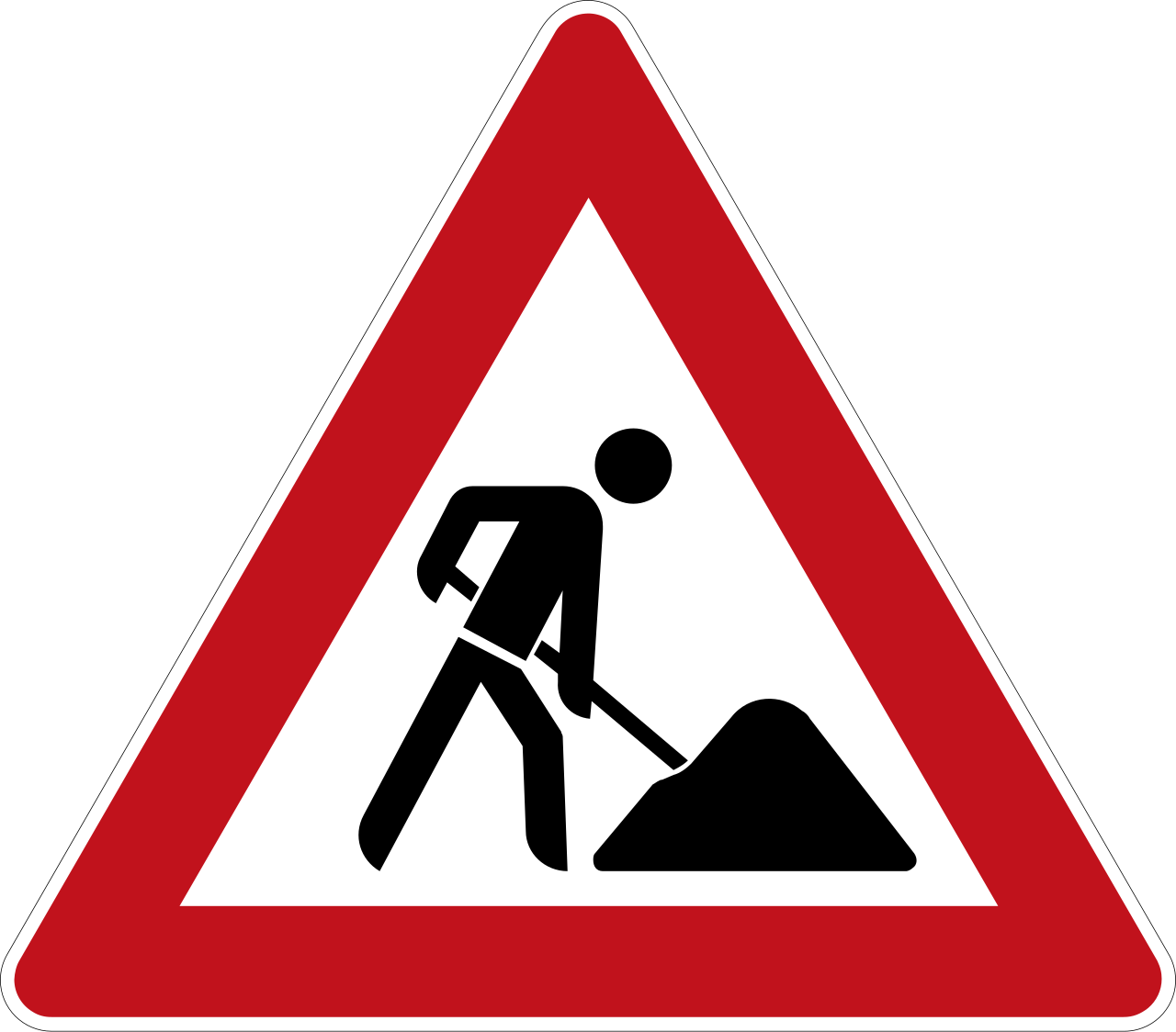 Verkehrszeichen 123 Baustelle
